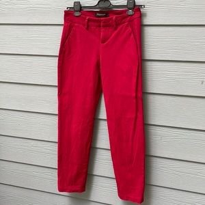 Liverpool trouser - spicy red color! Size 26 petite.